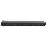Tripp Lite 24-Port Cat6a Shielded Patch Panel, RJ45, 10 Gbps, STP, 110 Punch Down, 1U Rackmount Standard 19-inch, TAA Compliant, (N252-024-6A-SH)