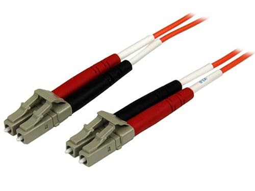 StarTech.com 3m Fiber Optic Cable - Multimode Duplex 50/125 - OFNP Plenum - LC/LC - OM2 - LC to LC Fiber Patch Cable LC-LC 3m/10ft