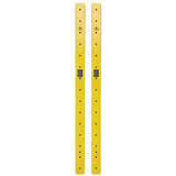Tripp Lite Horizontal Server Rack Cable Manager, Flexible Rings, High-Visibility Yellow Steel, 1U Rack-Mount, Standard 19-Inch, 2-Year Warranty (SRCABLERING1UFC) Flexible Rings Yellow Horizontal