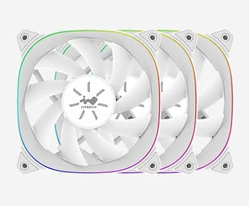 IN WIN Sirius ASE120 Extreme RGB Fans Kit, 120 x 120 x 25 mm, ARGB Controller, White