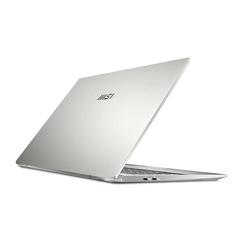 MSI Prestige A16 AI+ A3HMG-019US 16 4K Ultra HD+ OLED Copilot+ PC Laptop, AMD Ryzen AI 9 365 2.0GHz, 32GB RAM, 1TB SSD, Windows 11 Pro, Urban Silver