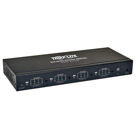 Tripp Lite 4x4 HDMI Matrix Switch for Video and Audio 1920x1200 at 60Hz / 1080p(B119-4X4), Black 4x4 Matrix