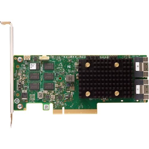 Lenovo ThinkSystem RAID 940-16i 4GB Flash PCIe Gen4 12Gb Adapter - 12Gb/s SAS - PCI Express 4.0 x8 - Plug-in Card - RAID Supported - 0, 1, 5, 6, 10, 50, 60, JBOD RAID Level - Two x8 SFF-8654-16 Tota