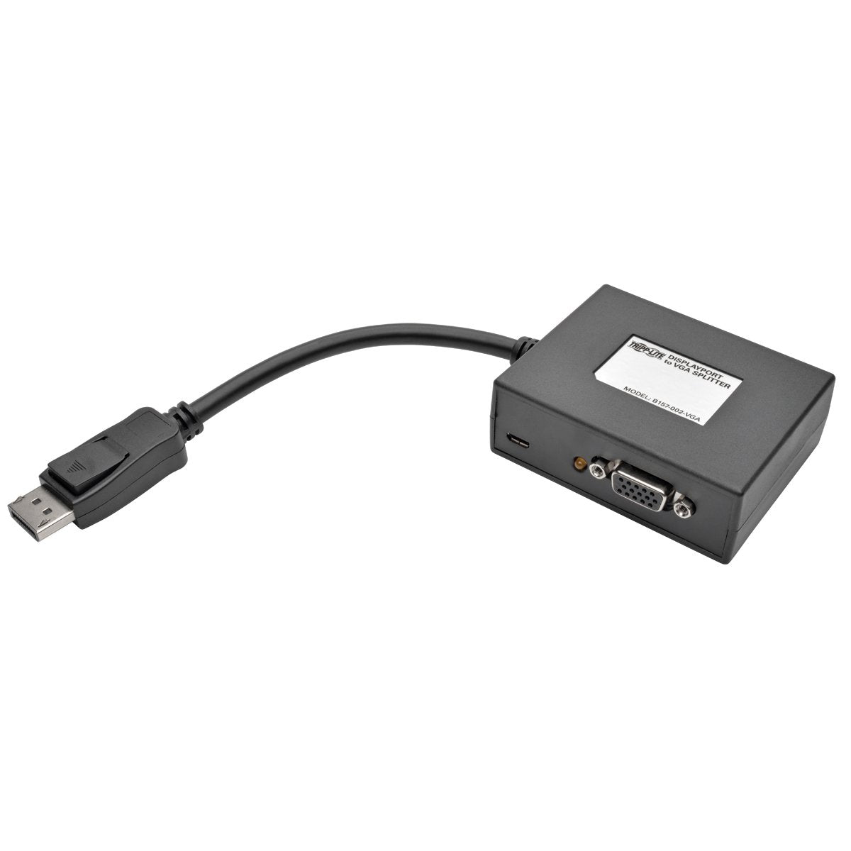 Tripp Lite 2-Port DisplayPort To VGA Video Splitter 1080p 1920 X 1080 60Hz