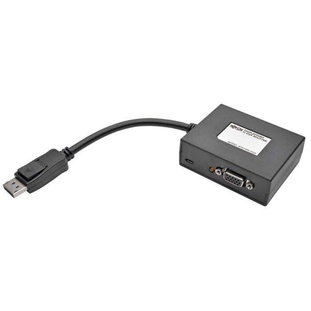 Tripp Lite 2-Port DisplayPort To VGA Video Splitter 1080p 1920 X 1080 60Hz