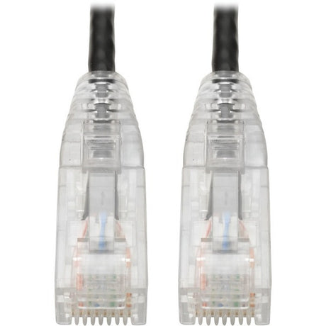 Tripp Lite Cat6 UTP Patch Cable (RJ45) - M/M, Gigabit, Snagless, Molded, Slim, Black, 5 Ft. - N201-S05-BK