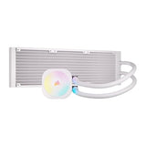 Corsair iCUE Link Titan 360 RX RGB Liquid CPU Cooler – 360mm AIO – 3X RX120 RGB Fans Included – Fits Intel LGA 1851/1700, AMD AM5/AM4 – iCUE Link System Hub Included – White White 360mm AIO