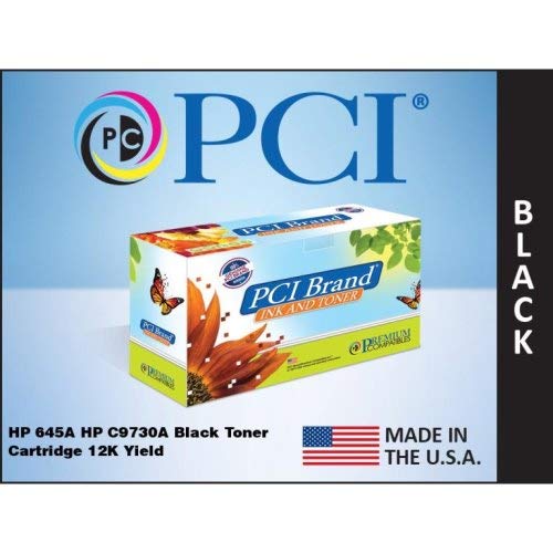 Pci Reman Alt. For Hp 645a C9730a Ep-86 Black Toner Cartridge 12k For Hp Laserje