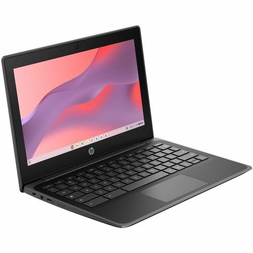 HP Fortis G10 11.6 Chromebook - HD - Intel N-Series N100-8 GB - 64 GB Flash Memory - Jack Black - Intel Chip - 1366 x 768 - ChromeOS - Intel UHD Graphics - IEEE 802.11ax Wireless LAN Standard