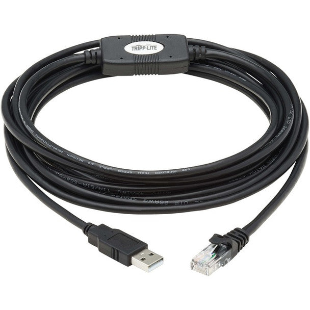 Tripp Lite Connectivity 15ft Usb-a To Rj45 Rollover M/m Cable Cisco Compatible Console