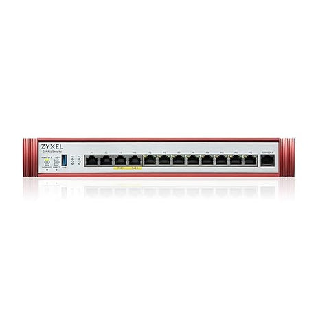 Zyxel USGFLEX500H ZyWALL High Speed Cyber Security Firewall | 1-Year UTM Security Pack | 4X Multi-Gig 2.5G (2X PoE+) | VPN | Business Class | Up to 300 Users | Nebula Cloud Up to 300 users | PoE+