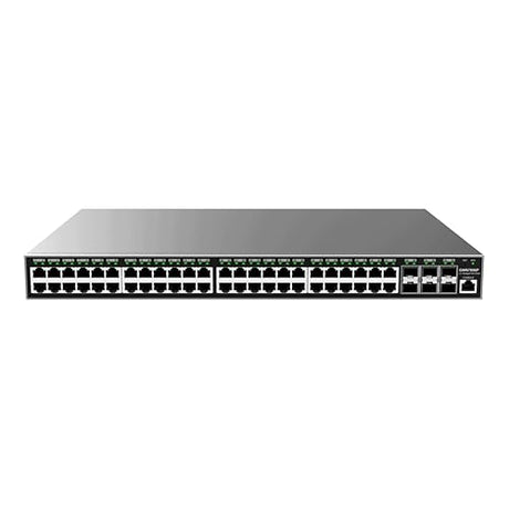 GRANDSTREAM GWN7806P Manageable Layer Switch (Layer) 2+ Rackable. Ports: 48x GbE RJ45 PoE 802.3 AF/at, 30W per Port, 360W Total Power, 6X SFP+, Brand Internal PSU