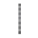 Tripp Lite Rack Enclosure Vertical Equipment Management Bars for Additional Cable Management and 0U Vertical PDUs, 48U Rack Mount, Single-Width, 1 Pair, 5-Year Warranty (SRVRTBAR48SGL)