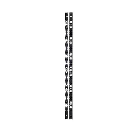 Tripp Lite Rack Enclosure Vertical Equipment Management Bars for Additional Cable Management and 0U Vertical PDUs, 48U Rack Mount, Single-Width, 1 Pair, 5-Year Warranty (SRVRTBAR48SGL)