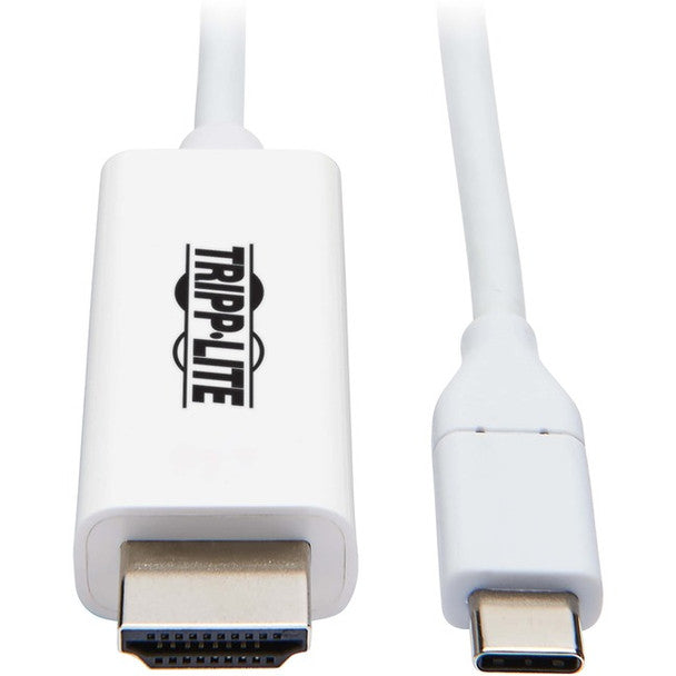 Tripp Lite Tripp-lite U444-003-h4k6we Usb C Hdmi Adapter Cable M/m White 3ft