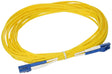 C2G 8m LC-LC 9/125 Duplex Single Mode OS2 Fiber Cable - Yellow - 26ft