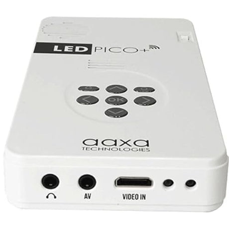 Aaxa Technologies KP-101-03 Led Pico Plus Mini Proj 720p Hdproj Lcos Wifi Mirroring 2hr Batt 0.5lbs