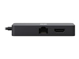 Microsoft USB - C Travel Hub - HDMI, VGA, USB-A, USB - C and Ethernet Ports