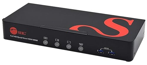 SIIG CE-KV0A11-S1 QUAD-VIEW HDMI KVM PROCESSOR