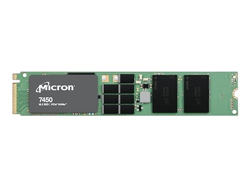Micron 7450 PRO 3.84 TB Solid State Drive - M.2 22110 Internal - PCI Express NVMe [PCI Express NVMe 4.0 x4] - Read Intensive - TAA Compliant MTFDKBG3T8TFR-1BC15ABYYR