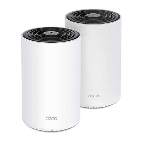 TP-Link Deco AX6000 Dual-Band Mesh WiFi 6 System (Deco X80) - Whole Home Coverage up to 5,500 Sq.Ft with AI-Driven Smart Antennas, 2.5 Gigabit, Replaces Wireless Router and Extender, 2-Pack AX6000, 2.5G Port 2-Pack