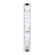 Pyramid Technologies Time Card Rack, 25 Pockets, Plastic, Light Gray