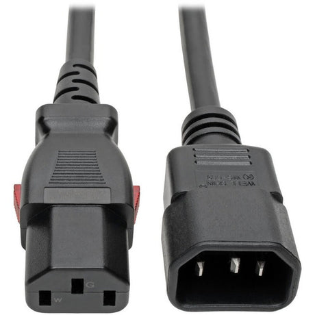 Tripp Lite Power Extension Cord Cable C14 To Locking C13 M/F 18 AWG 10A 1ft