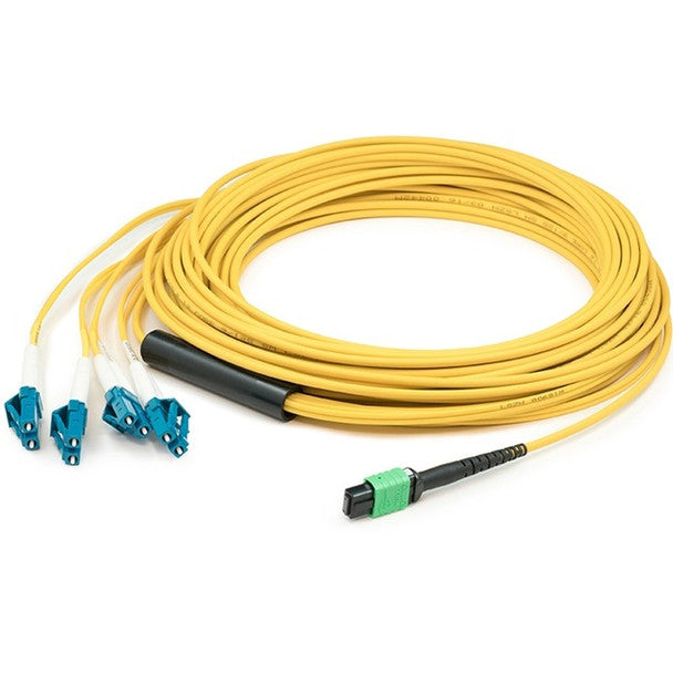 AddOn Fiber Optic Duplex Patch Network Cable ADD-MPO-4LC3M9SMF