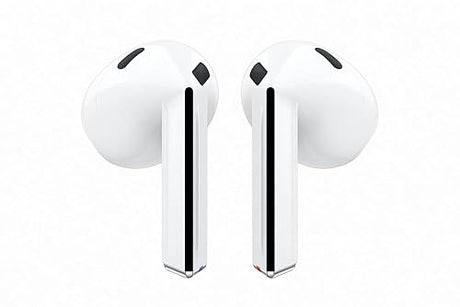 Samsung Galaxy Buds3, Wireless Bluetooth Earbuds with Adaptive Noise Control, Sweat and Water Resistance, AI Translator, Adaptive EQ - White (CAD Version & Warranty) Buds Only Buds3 White