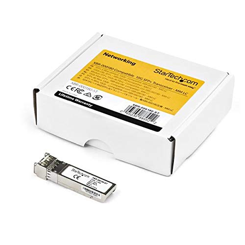 StarTech.com Brocade 10G-SFPP-LRM Compatible SFP+ Module - 10GBASE-LRM - 10GbE Multimode Fiber MMF Optic Transceiver - 10GE Gigabit Ethernet SFP+ - LC 200m - 1310nm - DDM (10G-SFPP-LRM-ST)