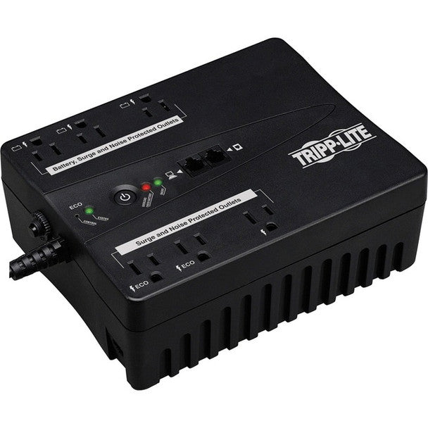 Tripp Lite ECO Series UPS System, 350 VA, 6 Outlets, 420 J