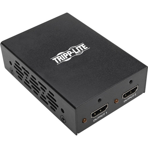 Tripp Lite HDMI Splitter, 2-Port, Ultra-HD, Black