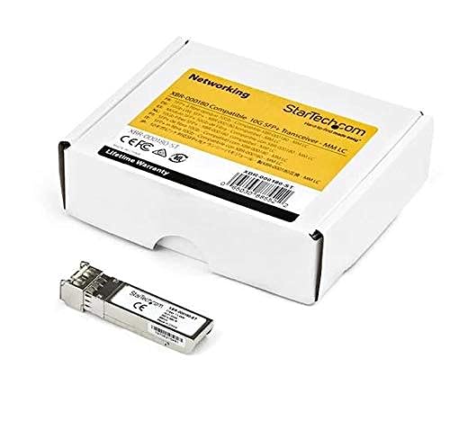 StarTech.com MSA Uncoded Compatible SFP+ Module - 10GBASE-LRM - 10GbE Multi Mode Fiber (MMF) Optic Transceiver - 10GE Gigabit Ethernet SFP+ - LC 200m - 1310nm - DDM (SFP-10GBASE-LRM-ST)