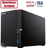 BUFFALO LinkStation SoHo 720 2-Bay Professional Office NAS 4TB (2x2TB) with Hard Drives Included 4TB (2x2TB) LS SoHo 720 | Max 1GbE Speed