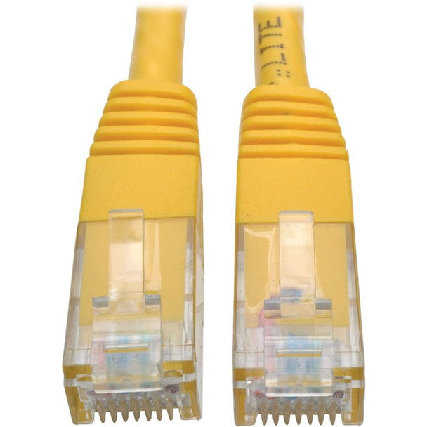 Tripp Lite Cat6 Cat5e Molded Patch Cable Yellow 1ft