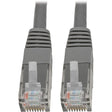 Tripp Lite Cat6 Cat5e Molded Patch Cable Gray 15ft