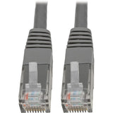 Tripp Lite Cat6 Cat5e Molded Patch Cable Gray 15ft