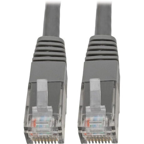 Tripp Lite Cat6 Cat5e Molded Patch Cable Gray 15ft