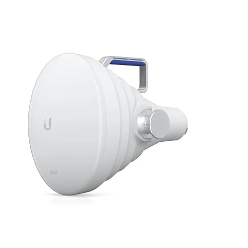 Ubiquiti UISP Horn, 5.15 GHz to 6.875 GHz Frequency Range, PtMP, High-Isolation 30 Degree (30°) Antenna, Up to 15+ km PtMP Range, Pole Mountable, White