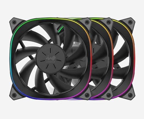 Sirius ASE120 Extreme RGB 3pz In Win Fan Kit, 120x 120x 25mm, ARGB Controller, Black