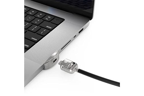 Compulocks Ledge Lock Adapter and keyed Cable Lock for M1 & M2 MacBook Pro 16