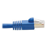 Tripp Lite Cat6a Ethernet Cable, 10G-Certified Patch Cable, Snagless, Shielded STP PoE Ethernet Cord, 15 ft, Blue (N262-015-BL) 15ft. Blue