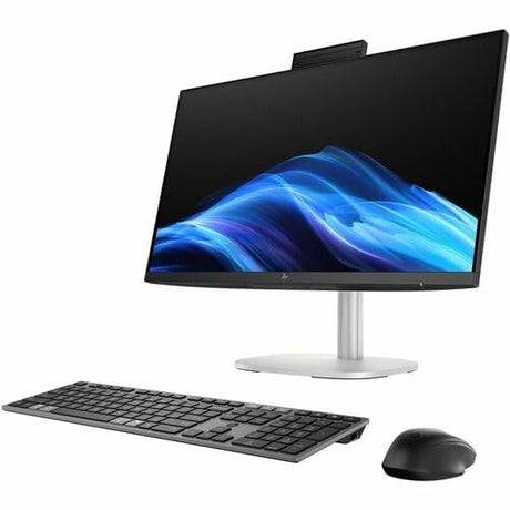 HP EliteStudio 8 AiO G1i All-in-One Computer - Intel Core Ultra 5 235 - vPro Technology - 32 GB - 512 GB SSD - 23.8 Full HD - Desktop - Pike Silver - Intel Q870 Chip - 1920 x 1080 - Windows 11 Pro