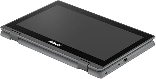 Asus Chromebook Flip CR1 CR1100FKA-YZ182T 11.6 Touchscreen Rugged Convertible 2 in 1 Chromebook - HD - Intel Celeron N5100-8 GB - 32 GB Flash Memory - Dark Gray - Intel Chip - 1366 x 768 - Chr