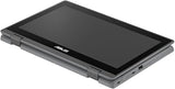 Asus Chromebook Flip CR1 CR1100FKA-YZ182T 11.6 Touchscreen Rugged Convertible 2 in 1 Chromebook - HD - Intel Celeron N5100-8 GB - 32 GB Flash Memory - Dark Gray - Intel Chip - 1366 x 768 - Chr