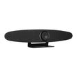 ROCWARE RC10 4K UHD USB Video Bar with 8.51MP Sensor, 121-Degree Wide Field of View, Auto-Framing, and Voice Tracking (Black)