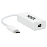 Tripp Lite USB C to Mini DisplayPort Adapter Cable w Equalizer 8K White 6in (U444-06N-MDP8W)