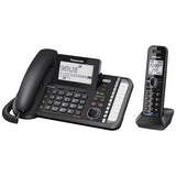 Panasonic KX-TG9581B Link2Cell DECT_6.0 1-Handset 2-Line Digital Cordless Phone Corded/Cordless + Link2Cell