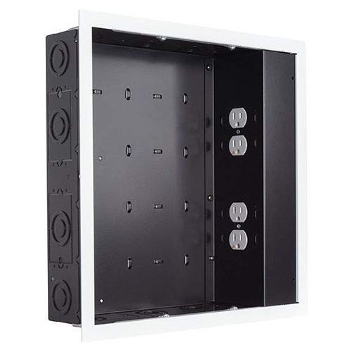 Chief Mfg.Receptacle Hardware Mount Black (PAC526FWP4)