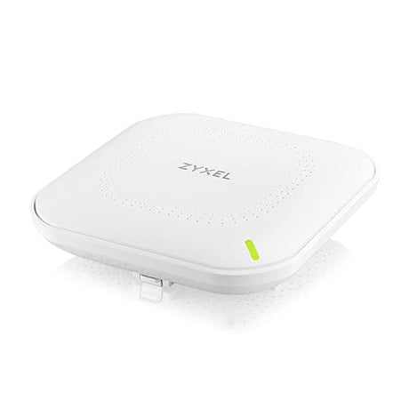 Zyxel WiFi 6 AX3000 Wireless Gigabit Access Point | Mesh, Seamless Roaming, Captive Portal & MU-MIMO | WPA3 Security | Cloud, App or Direct Management | POE+ | AC Adapter Included |NWA90AX PRO